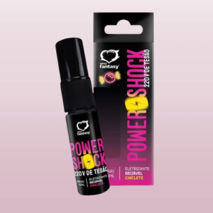 Power Shock Gel Vibrante Beijável - Chiclete