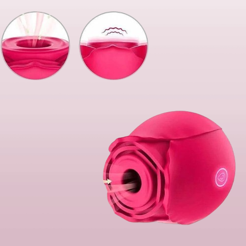 Rosa Estimuladora de Clitóris com Pulsação - Imagem 3