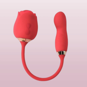 Rosa (Dedi)cada Sugador com Estimulador de Ponto G