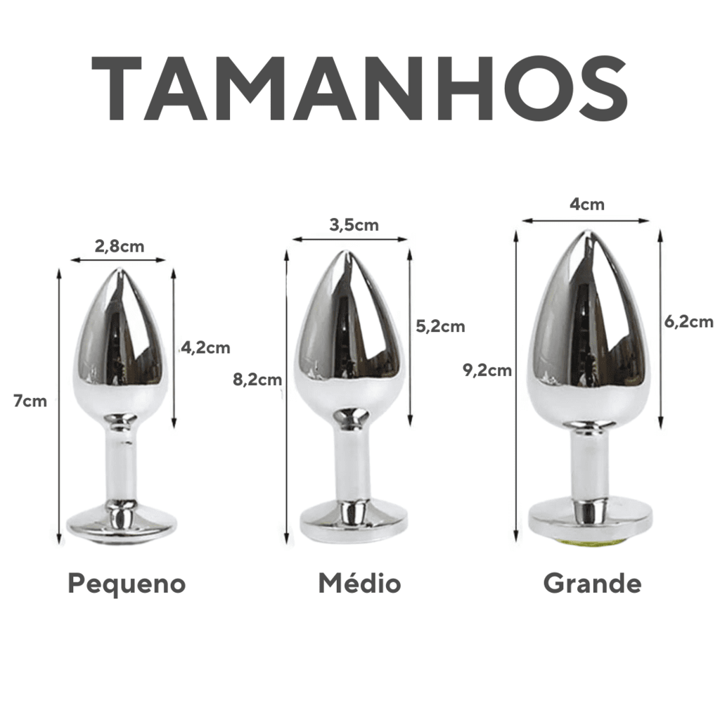 Plug Coração Grande - Cores - Imagem 2