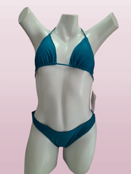 Biquíni Cortininha Azul - GG